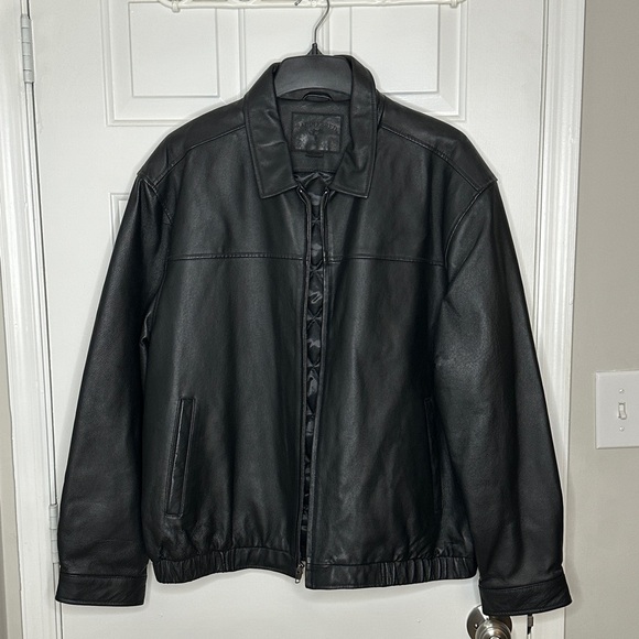 NWOT Men’s Leather Jacket Saddlebred Size XL - Picture 2 of 6